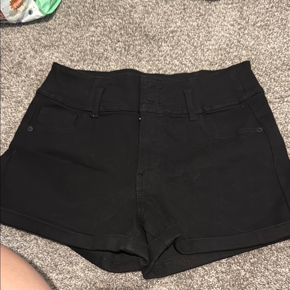 No Boundaries Black High Waist Women's Shorts